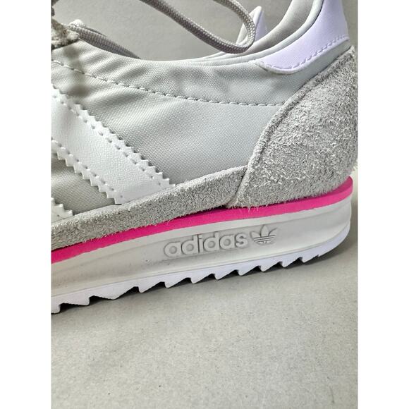 Adidas Originals SL 72 retro style sneaker gray/pink/purple Womens Size 8.5 UK 7 - Picture 4 of 16